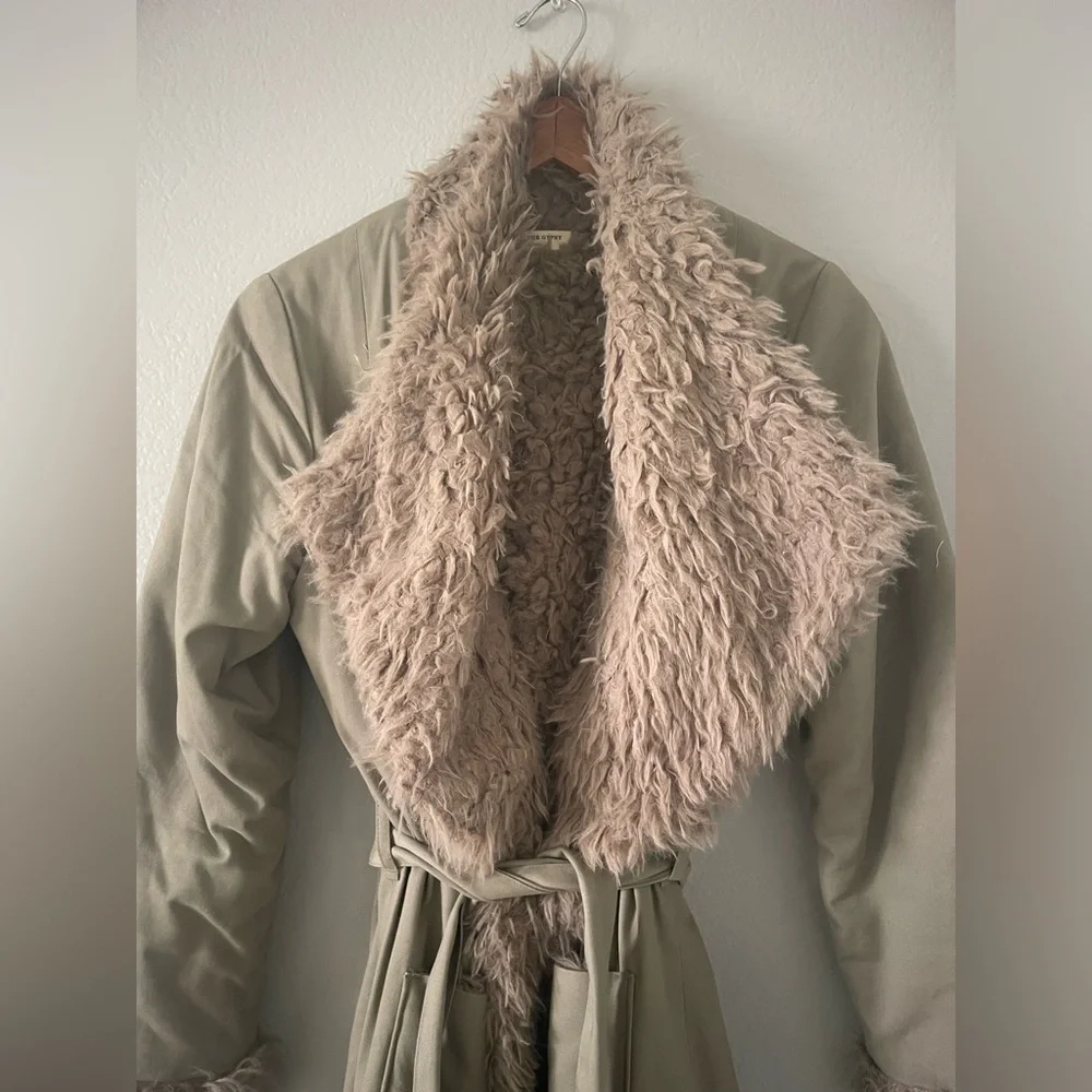SPELL | Eagleback Duster Coat Khaki Eagle S/M - Picture 5 of 11
